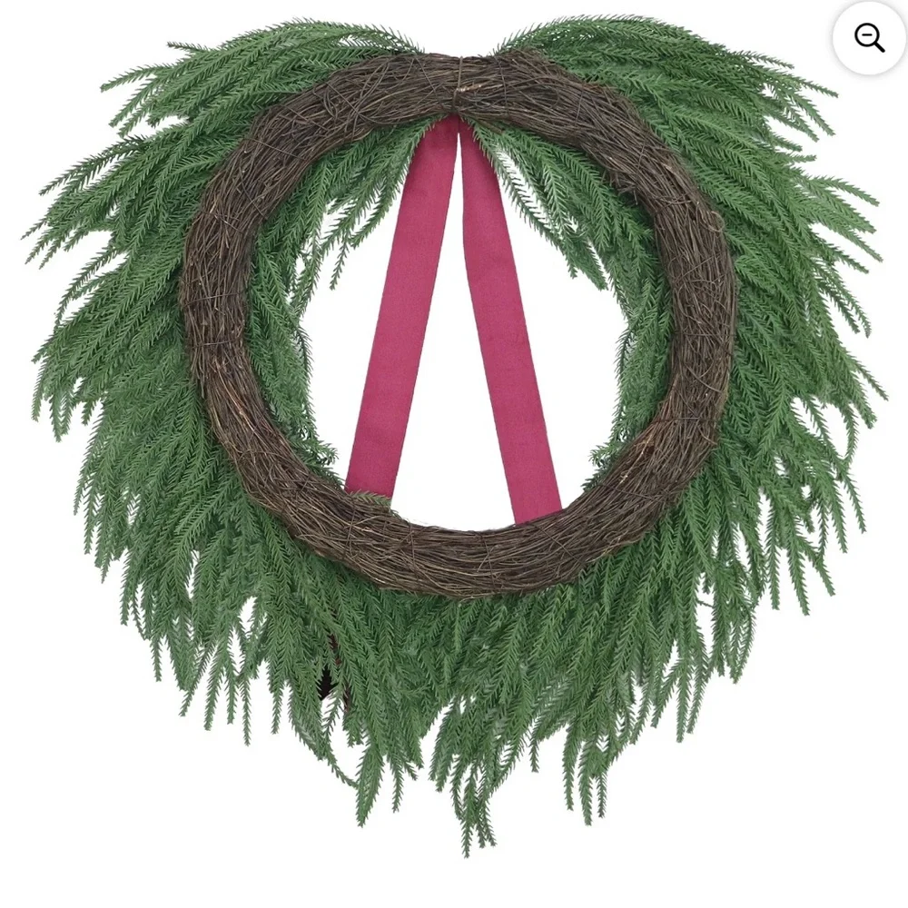 My Texas House Wreath Norfolk Natural Feel Green 22